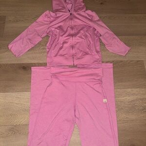 Vuori Pink Hoodie and Pants Set